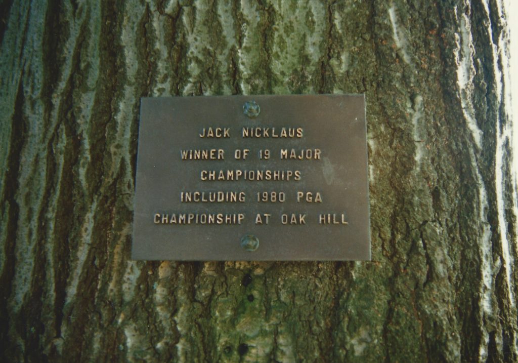 Jack Nicklaus Plaque